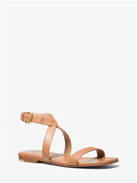 michael kors bridget leather sandal